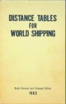 Japan Shipping Exchange - Distance Tables for World Shipping