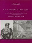 LAMARQUE, Philippe - Le Sacre de S.M. L'Empereur Napoléon