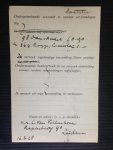  - Oude briefkaart 1928, Internationaal Antiquariaat Hertzberger, nr 7