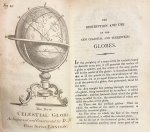 Adams, G. - [Art history, science, globe, 1810] A treatise describing the construction and explaining the use of new celestial and terrestrial globes. 13th edition, published by Dudley Adams, London, 1810, 24+242 pp.