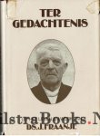 Fraanje, Ds. J. - Ter gedachtenis (met herinneringen uit publicaties en gesprekken)