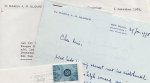 KLOMPÉ, Marga - Zes brieven en een kaartje aan Nico Wijnen.