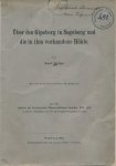 Gripp, Karl - Ueber den Gipsberg in Segeberg und die in ihm vorhandene Höhle: Mit sieben Tafeln und drei Textfiguren