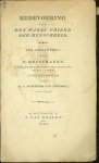 Abraham Siewertsz van Reesema, N Messchaert, J. van: Rotterdam. Baalen - Redevoering over den waren vriend der menschheid