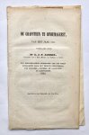  - [Friesland, Leeuwarden] De grafsteen te Rinsumageest, van het jaar 1341, met gesteendrukte afbeelding van den steen uitgegeven door het Friesch genootschap van geschied-, oudheid- en taalkunde te Leeuwarden, 1863, Afgedrukt uit het tijdschrift...