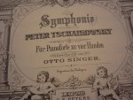 Tschaikowsky; Peter - Symphonie No. 5; Klavier zu 4 Handen (Singer)