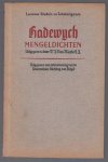Mierlo, J. van - Hadewych. Mengeldichten