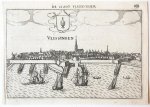 Lodovico Guicciardini (1521-1589) - [Antique print, engraving] Vlissingen, published ca. 1617.