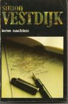 Vestdijk (Harlingen, 17 oktober 1898 - Utrecht, 23 maart 1971), Simon - Ierse nachten - Prachtig is de sfeer van dit boek, dat meesterlijk weet te vertellen van de vreemde gebruiken en gewoonten van de Ieren, een volk,vol van droom em drank, vroom katholiek en vervuld van heidens bijgeloof, gebruiken en wildheid. Vestdijk (Harlingen, 17 oktober 1898 - Utrecht, 23 maart 1971), Simon - Ierse nachten - Prachtig is de sfeer van dit boek, dat meesterlijk weet te vertellen van de vreemde gebruiken en gewoonten van de Ieren, een volk,vol van droom em drank, vroom katholiek en vervuld van heidens bijgeloof, gebruiken en wildheid.