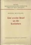 Bultmann, Rudolf - DER ZWEITE BRIEF AN DIE KORINTHER / Meyers kritisch-exegetischer Kommentar über das neue Testament