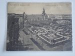  - Grote kaart Carte Souvenir de L'exposition Universelle et Intrenationale de Bruxelles, Pavillon et Jardins Néerlandais