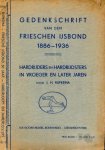 Rijpkema, J.H - Gedenkschrift bij het 50-jarig bestaan van den Frieschen IJsbond 1886-1936: Alsmede iets over hardrijders en hardrijdsters in vroeger en later jaren