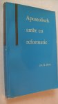 Boon Dr. R. - Apostolisch ambt en reformatie