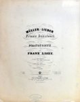 Liszt, Franz: - [R 249, 3-4] Müller-Lieder von Franz Schubert. Für das Pianoforte in leichteren Styl übertragen von Franz Liszt. 2tes Heft