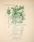 Grodzki, B.: - [Op. 18] 7 mélodies pour chant et piano. Op. 18. Version française de J. Sergennois