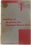 Meia Kaas Albarda - Inleiding tot de poëzie van Henriëtte Roland Holst