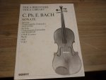 Bach; Carl Philipp Emanuel 1714-1788 - Sonata g-moll / sol mineur / g-minor; Wq 88; Viola / viola da gamba / cembalo (herausgegeben von Hugo Ruf)