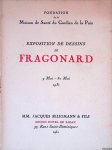 Réau, Louis - Exposition de dessins de Fragonard: 9 Mai - 30 Mai 1931