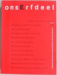Deleu Jozef, Niessen Frits - Ons erfdeel Algemeen-Nederlands Tweemaandelijks cultureel tijdschrift compleet 1995 38e jaargang 1 t/m 5