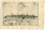  - Aalst Ets Panoramisch zicht op de versterkte stad door Guicciardini 1613