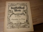 Bach; J. S. (1685-1750) - Ouverture in D dur; fur Orchester No. 3 - Violine I (serie Johann Sebastian Bach's Werke)