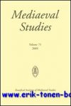 N/A; - Mediaeval Studies 71 (2009),