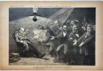 Braakensiek, Johan (1858-1940) - [Original lithograph/lithografie by Johan Braakensiek] Hoe Prof. Buys zich de voorstanders van Algemeen Stemrecht voorstelt, 8 Mei 1887, 1 pp.