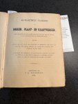 BRINKMAN, - Alphabetische Naamlijst van Boeken, Plaat- en Kaartwerken die gedurende de jaren 1833 tot en met 1849 in Nederland uitgegeven of herdrukt zijn. Benevens opgave van den Naam des Uitgevers of eigenaars, Het jaar van uitgave, het getal , deelen, ..