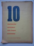 No name. - 10 Meesterwerken, masterpieces, chefs d'oeuvre, Meisterwerke uit het Stedelijk Museum te Amsterdam.