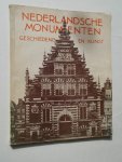 RED.- - Nederlandsche monumenten; geschiedenis en kunst.