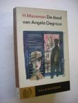 Marsman, H. - De  dood van Angele Degroux