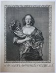 Pierre Lombard (1612/13-1681/82) after Anthony van Dyck (1599-1641) - [Antique portrait print, engraving] ELIZABETH CASTLEHAVEN COMITISSA (Elizabeth, Countess of Castlehaven), published c. 1660.