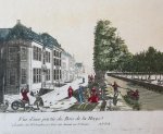  - [Handcolored Opticaprent / Optical view The Hague / Den Haag] Vuë d'une partie du Bois de la Haye (Optica prent van Haagse Bos. Published 1766.