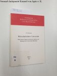 Niermann, Ute: - Wirtschaftsfaktor Universität: Eine Input-Output-orientierte Analyse am Beispiel der Universität Bielefeld