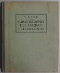 Enk, P.J. - Geschiedenis der Latijnse letterkunde