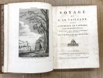 VAILLANT, FRANÇOIS LE. - Voyage de F. Le Vaillant dans l’intérieur de l’Afrique, par le Cap de Bonne-Esperance. édition originale.
