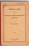  - Verslag over 1903 van het Proefstation voor Suikerriet in West-Java "Kagok" te Pekalongan.