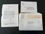 Snijders, A.L. - 53 brieven van A.L. Snijders in originele envelop (zkv’s) uit 1992