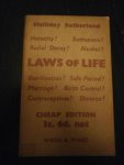 Halliday Sutherland - Laws of Life