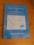 Slotboom, A; Elphick, E. - Parents' Perceptions of Child Personality. Developmental Precursors of the Big Five
