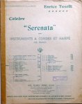 Toselli, Enrico: - Célèbre "Serenata" pour Instruments a Cordes et Harpe (ou Piano). No. 5: Pour piano et violon