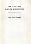 Schomerus, Johann Gerhard. - Der Aufbau des Emsinger Bussregisters : eine traditionsgeschichtliche Studie.