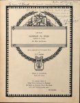 Larchet, John F.: - Caoineadh na hO´ige; Lament for Youth. Dha´ rhe´is Ghaedhlacha. Ar n-a ngle´asadh do cheolfhoirinn bheag ag J.F. Larchet. (Two Irish melodies. Arranged for Small Orchestra by J.F. Larchet).