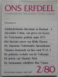 Deleu, Jozef  e.a. - Ons Erfdeel Algemeen Nederlands tweemaandelijks cultureel tijdschrift 23 jaargang 2/80