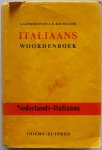 Lankhout A en Bas Backer J E, herzien door Knoote Bas Backer J E - Italiaans woordenboek Deel 2 Nederlands-Italiaans Lankhout A en Bas Backer J E, herzien door Knoote Bas Backer J E - Italiaans woordenboek Deel 2 Nederlands-Italiaans