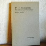 Jongsma - DR. J H Halbertsma , Een bijdrage tot de kennis van zijn persoon, zijn denkbeelden en zijn Arbeid