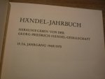 Händel; Georg Friedrich (1685–1759) - Jahrbuch 15./16 Jahrgang 1969/70; herausgegeben von der Georg Friedrich Handel-Gesellschaft Händel; Georg Friedrich (1685–1759) - Jahrbuch 15./16 Jahrgang 1969/70; herausgegeben von der Georg Friedrich Handel-Gesellschaft