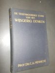MENNICKE, PROF. DR. C.A., - De tegenwoordige stand van het wijsgerig denken.