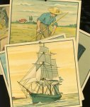 N.N  ( illustraties mogelijk van: J.B.van Gorp. ) - Becker's klassikaal leesbord: Aanvullingsplaatjes bij de leesmethode  Ik lees al