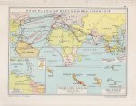 Prop en B.J ter Beek, G. - Atlas Nederland De West en Indonesie - Geillustreerde uitgave met Nederlandse Antillen Nederlands Nieuw Guinea Indonesie Suriname - Fraai tijdsbeeld.
